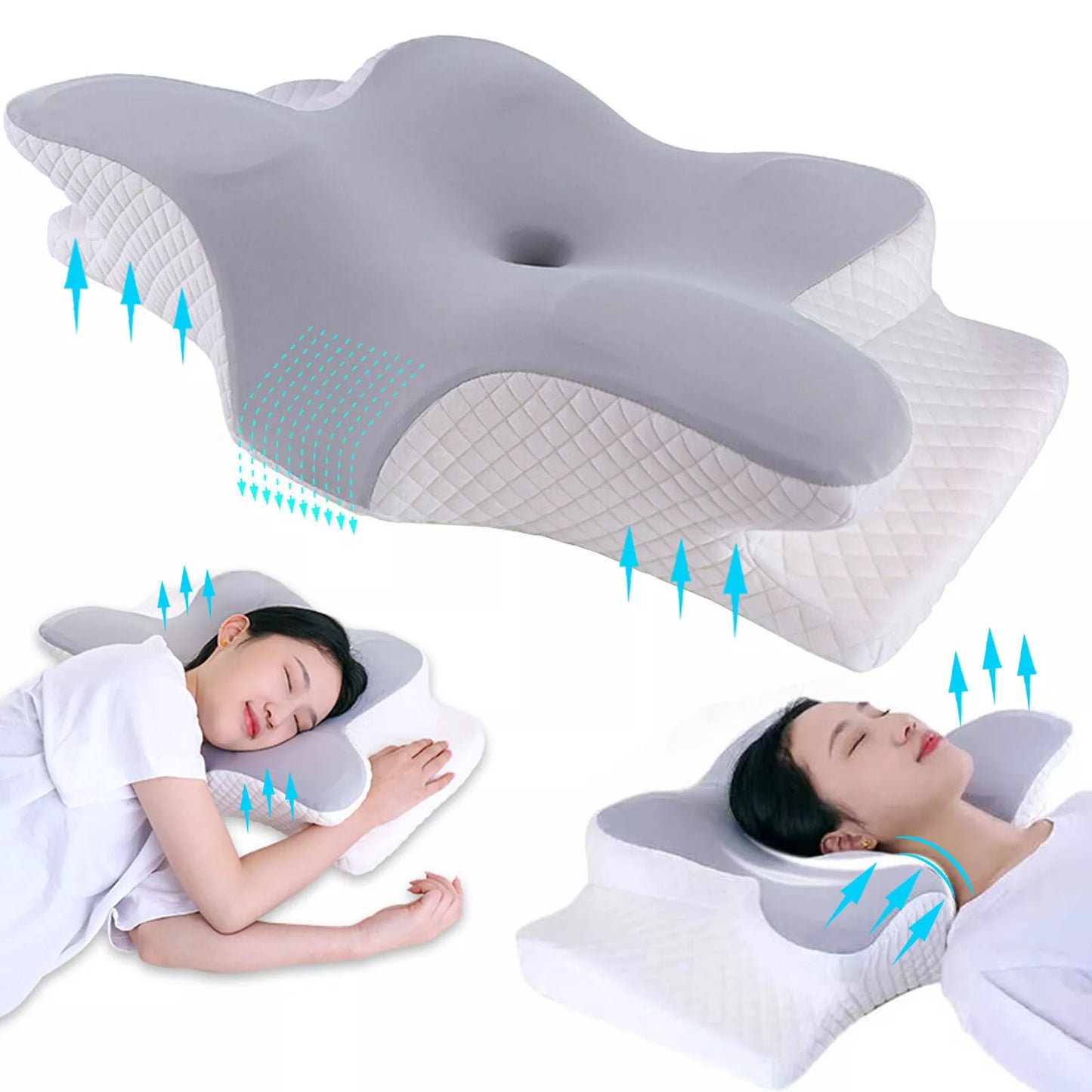 Orthopedic Contour Memory Foam Pillow